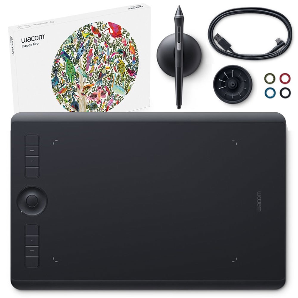 Tableta grafica, Wacom, Intuos Pro M PTH-660-S-3Y, medie, 224 x