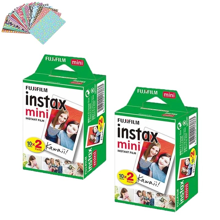 Film instant, Fujifilm Instax Mini, 40 foi, temperatura de culoare lumina naturala