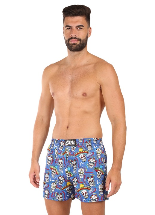 Boxeri barbatesti Styx AP1856, albastru, S INTL