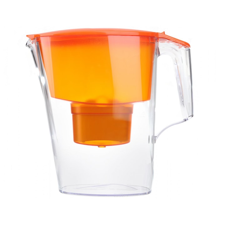 Кана за филтриране на вода Aquaphor, Модел Time Maxfor+, Оранжев