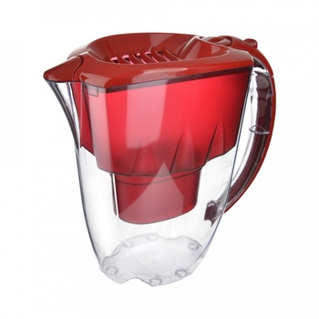 Cana de filtrare cu cartus Aquaphor, model Amethyst Maxfor+, Visiniu Cana de filtrare cu cartus Aquaphor, model Amethyst Maxfor+, Visiniu