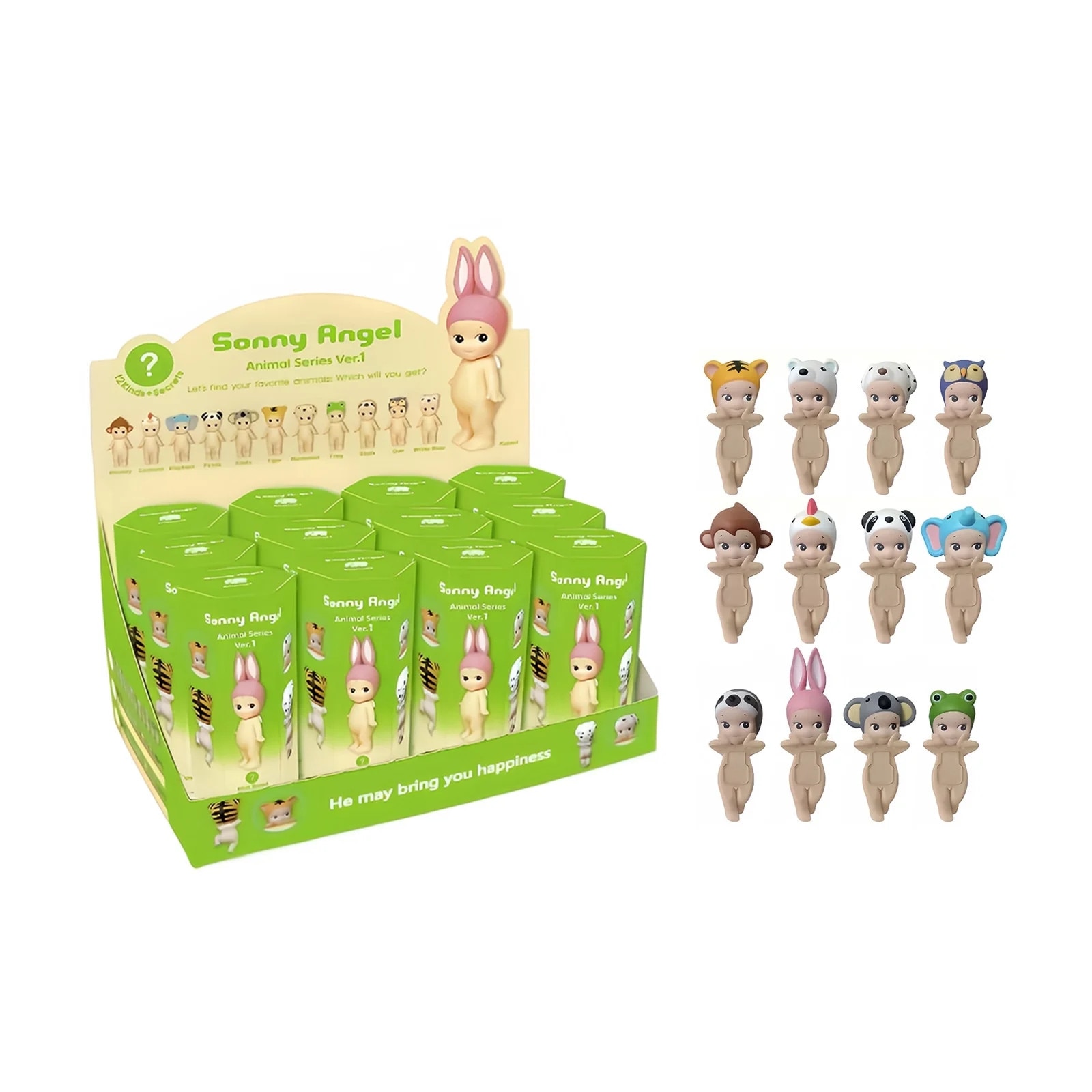 Set 12 Figurine Mini, Sonny Angel Hippers, Multicolor - eMAG.ro