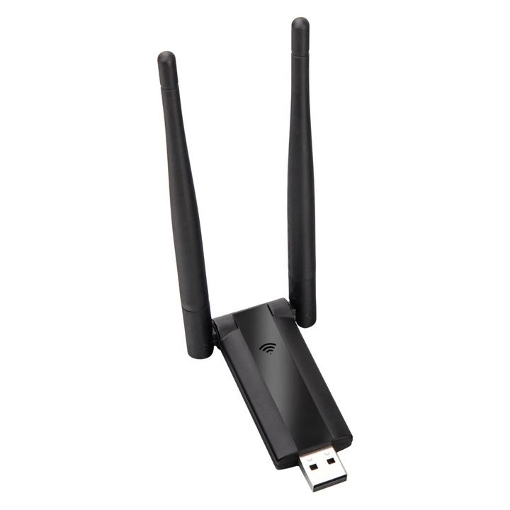 YANYXR WiFi bővítő 300M 2.4G fekete 16.5x8.5x1.8cm USB