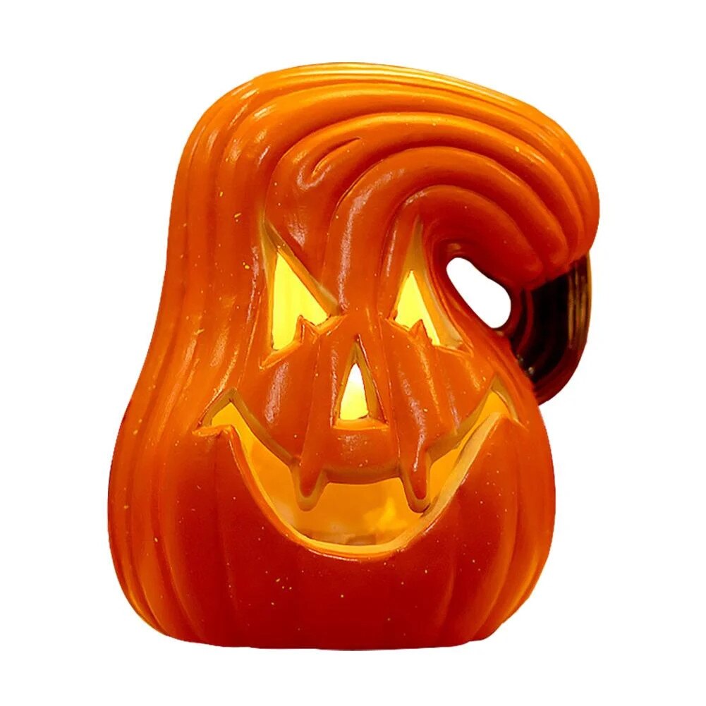 Lampa Jack-O-Lantern Halloween, 18x13cm, multicolor, set cu baza
