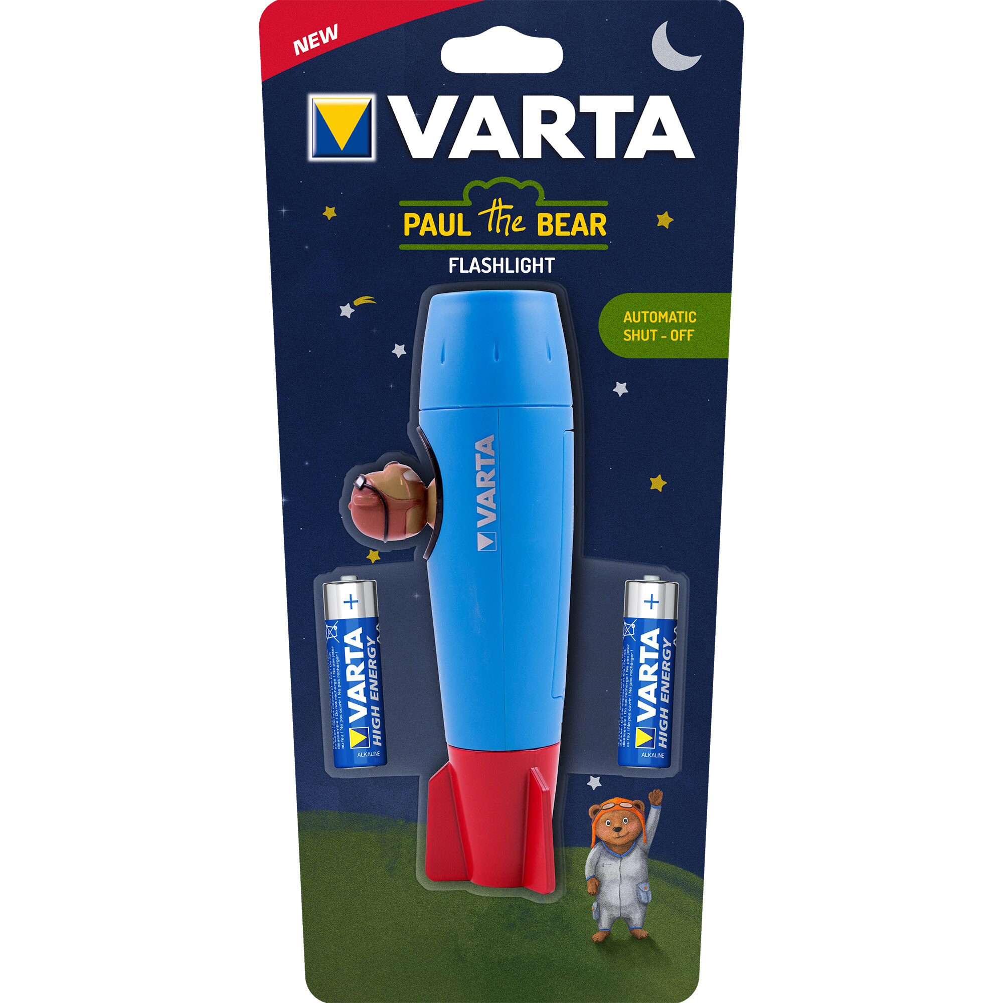 Lanterna LED Varta Paul The Bear, 4 lm, 2x AA