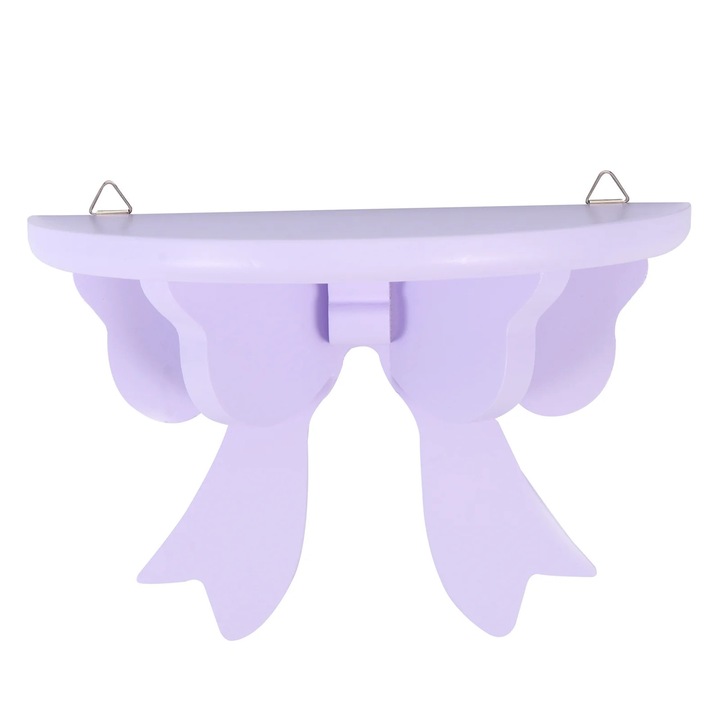 Бял стенен рафт, многофункционален, 18x11x7 см, за организация в банята, кухнята, спалнята, хола, комплект със стикери за монтаж