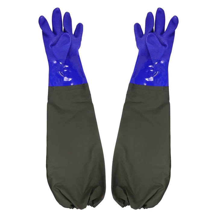 Manusi de protectie lungi din latex impermeabile pentru curatare acvariu medii