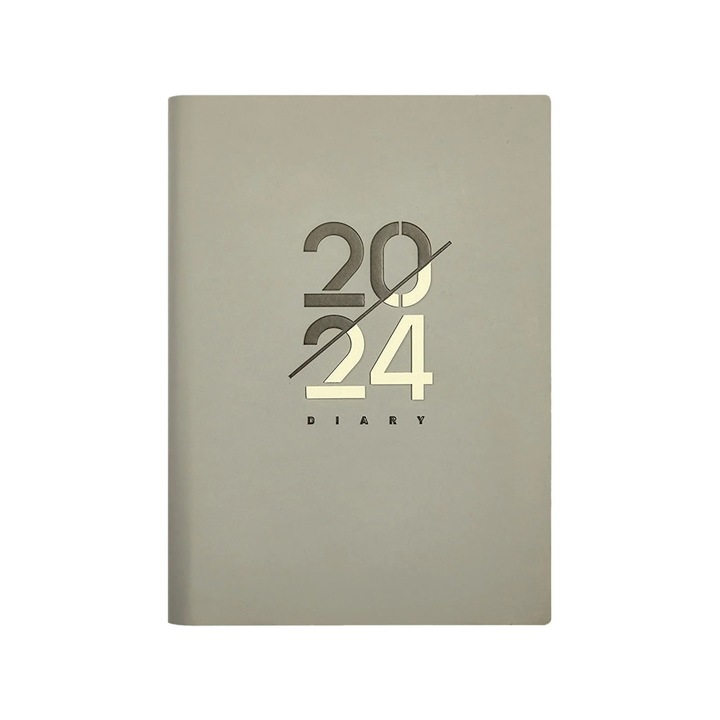 Organizator de birou notepad YANYXR BCS3073365, calendar 2024, 150 foi (300 pag.), gri deschis