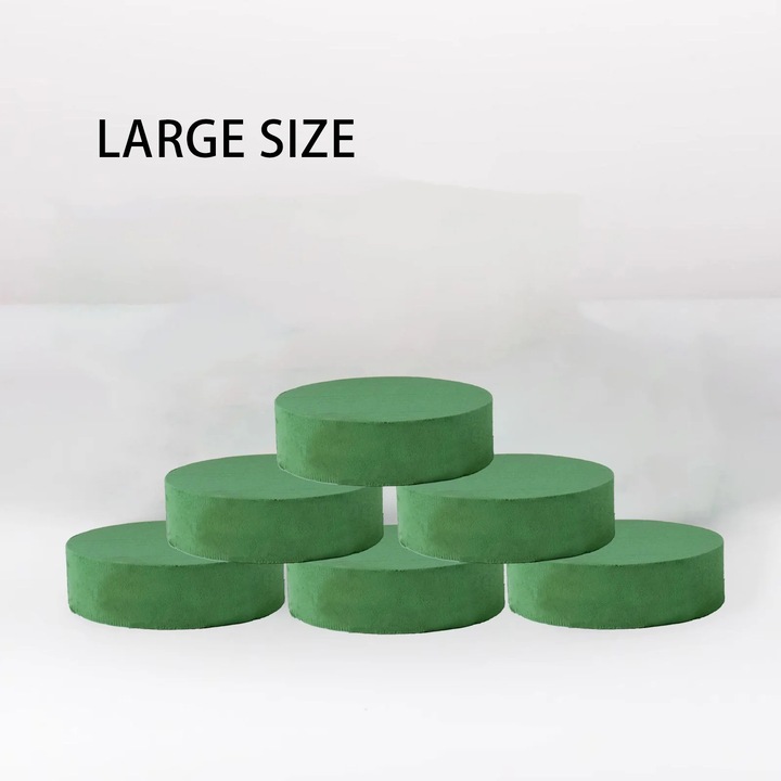Set 6 bureti florali rotunzi YANYXR verde 4x8cm 4x16cm 3.5x20cm