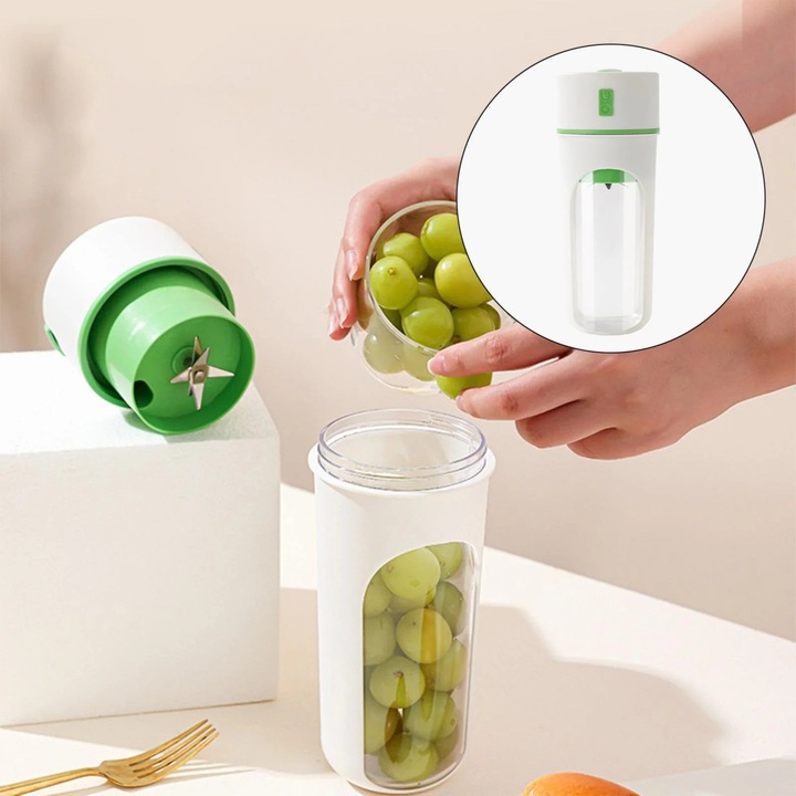 Storcator portabil YANYXR mini electric USB verde 15x7cm