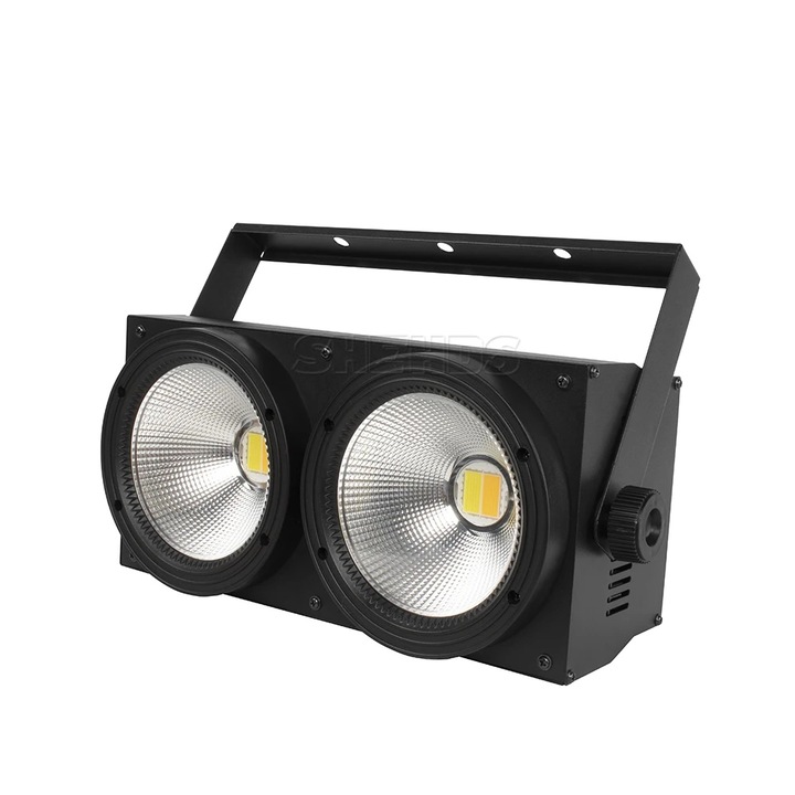 Lampa de scena 200W, dual color, 36x24x26cm, 5kg, alb cald si rece