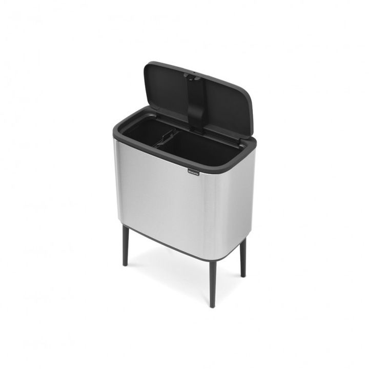 Кош Brabantia Bo Touch 11/23L Matt FPP, Инокс