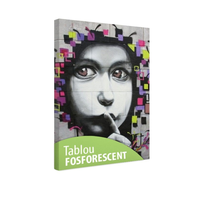 Tablou fosforescent Liniste, 90x52 cm