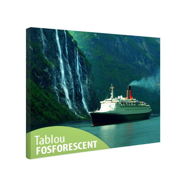 Tablou fosforescent Vas de croaziera, 120x80 cm