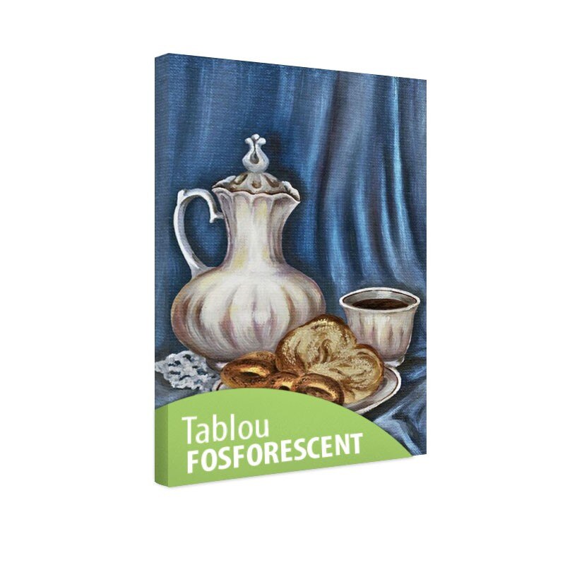 Tablou fosforescent Mic dejun, 90x52 cm