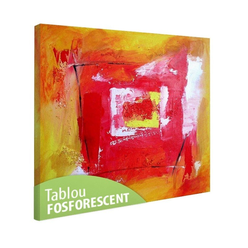 Tablou fosforescent Fereastra abstracta 40x40 cm