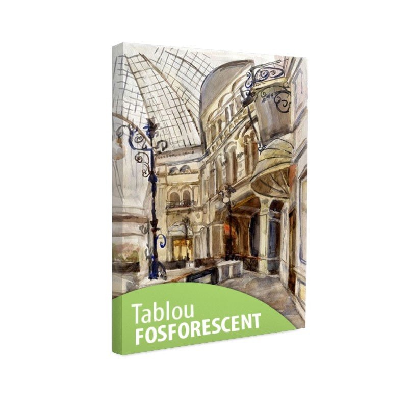 Tablou fosforescent Bouticuri 90x52 cm
