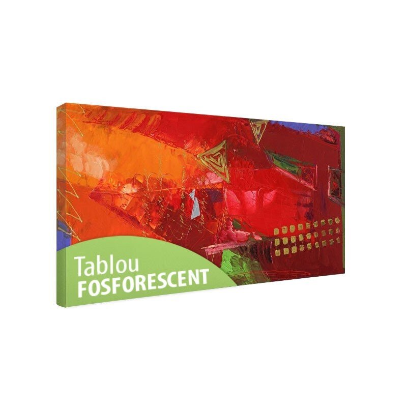 Tablou fosforescent Arta abstracta 120x60