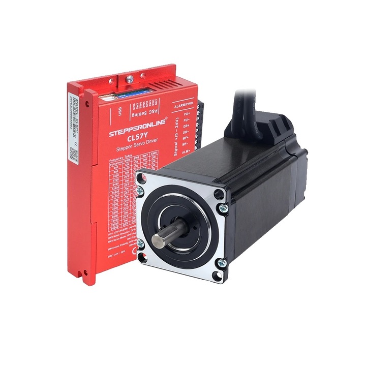 Motor pas cu pas, Cuplu de 3.00 Nm, 1000 PPR, 5.0 A, 8 mm