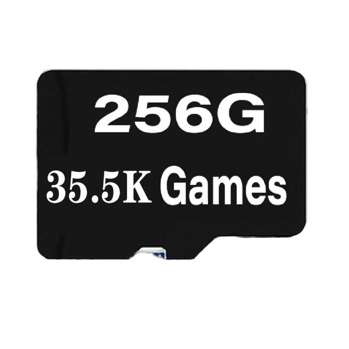 Card memorie 256G, 35500 jocuri, multicolor