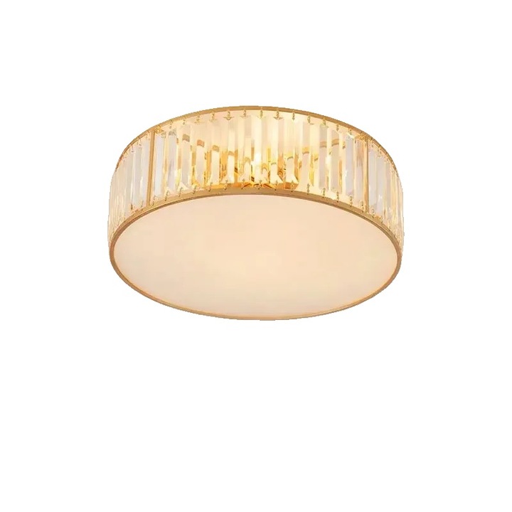 Plafoniera LED, 50cm, aurie, 3 culori schimbabile