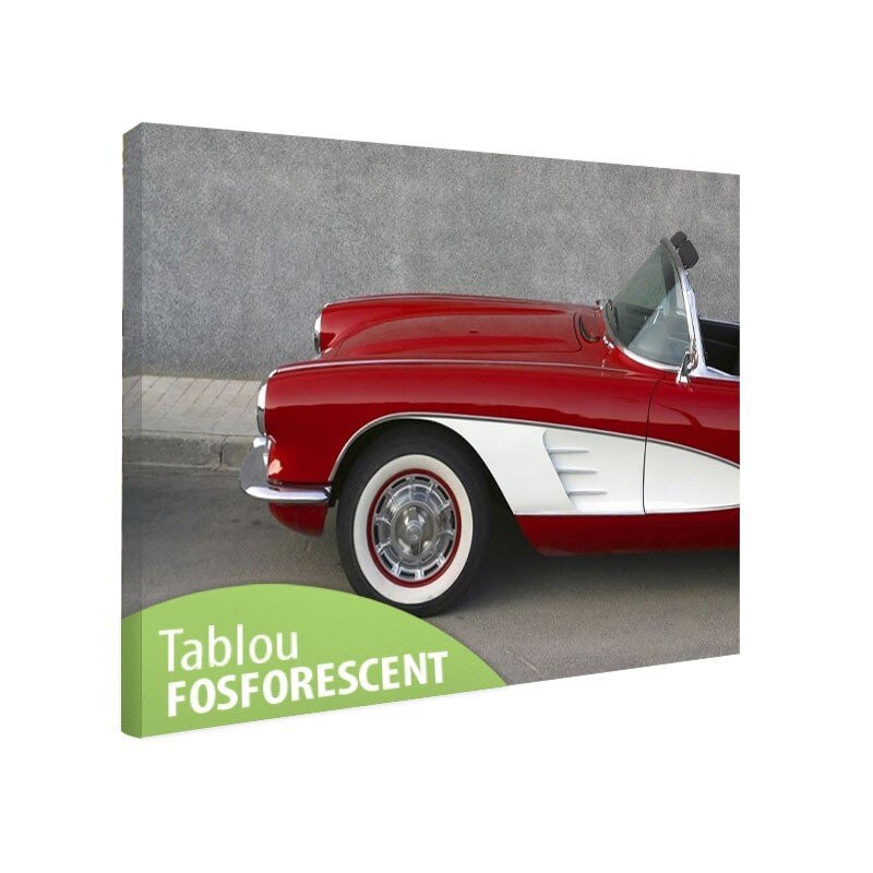Tablou fosforescent Corvette 120x80 cm