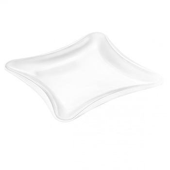 Platou patrat portelan Wilmax 30 x 30 cm Platou patrat portelan Wilmax 30 x 30 cm