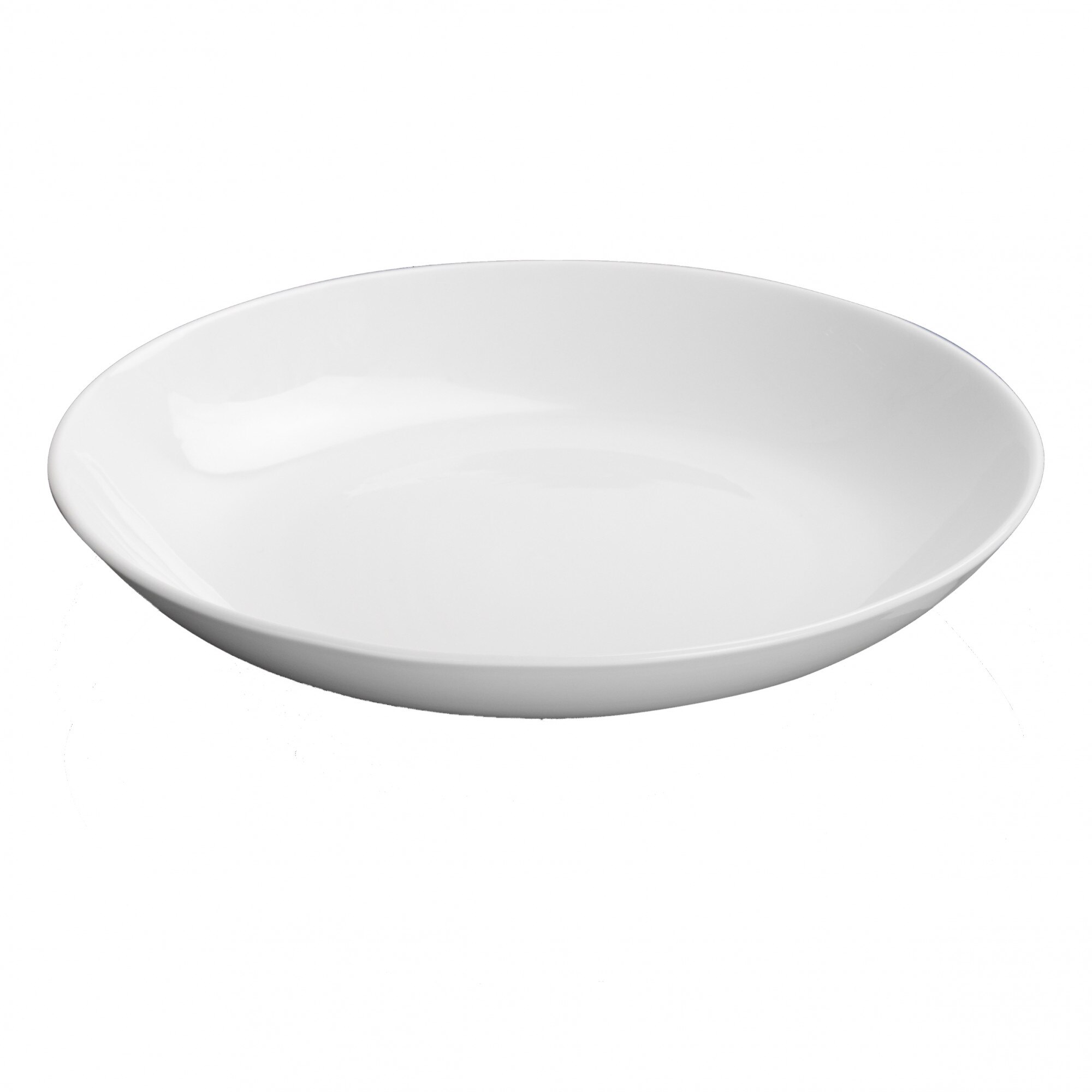Platou legume/friptura/salata, Wilmax, Olivia, adanc, rotund, portelan
