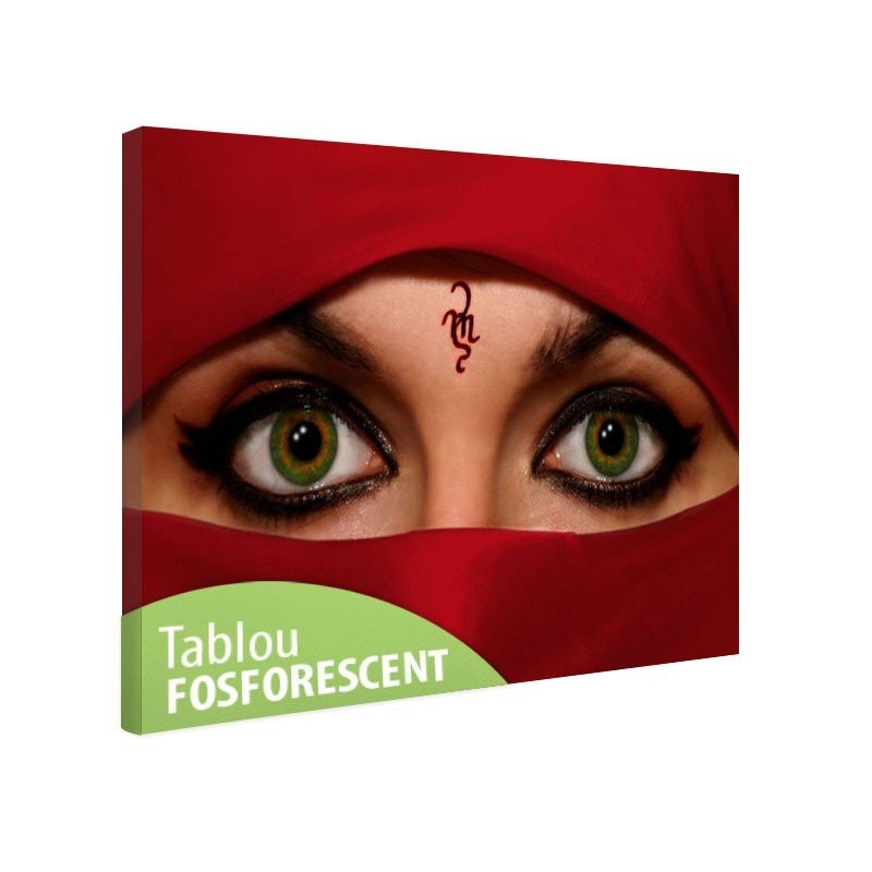 Tablou fosforescent Femeie araba 80x120cm