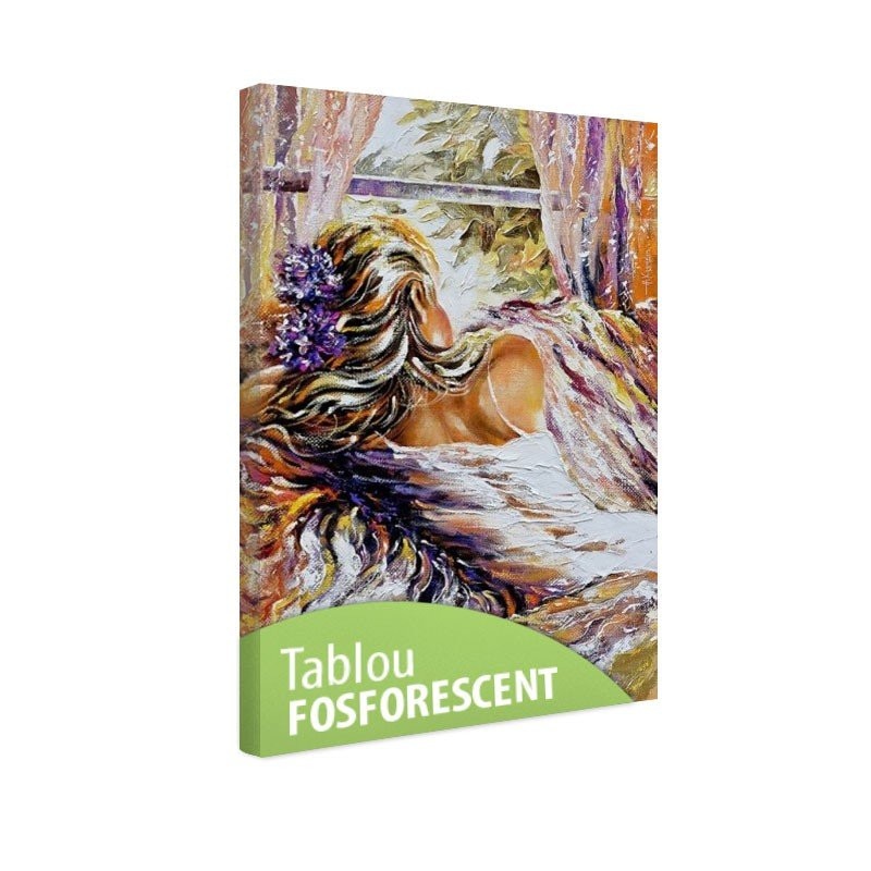 Tablou fosforescent Asteptare 52x90cm