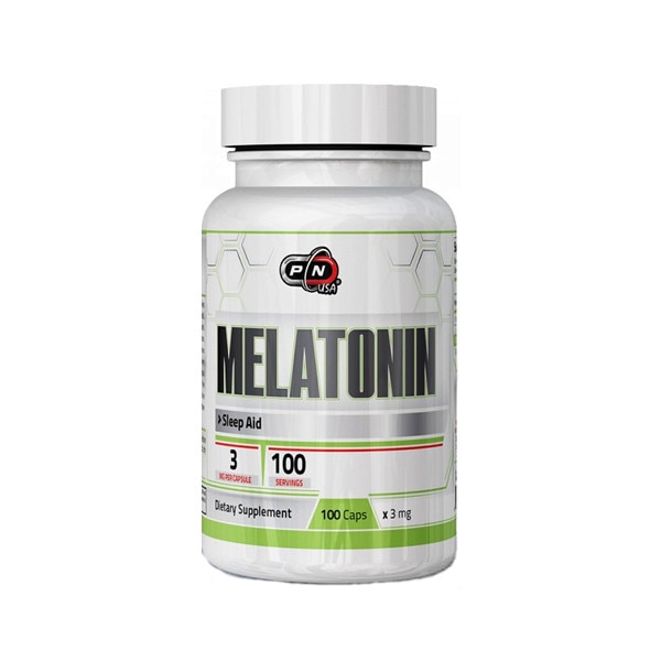 Melatonin, 3 mg, 100 Capsule, Pure Nutrition USA
