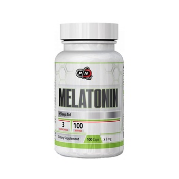 Melatonin, 3 mg, 100 Capsule, Pure Nutrition USA Melatonin, 3 mg, 100 Capsule, Pure Nutrition USA