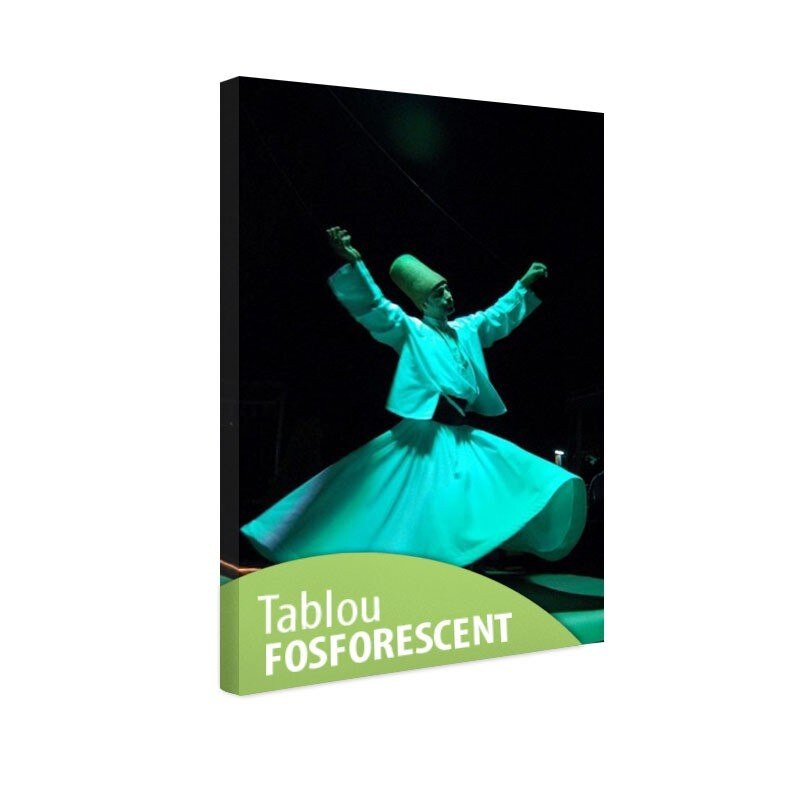 Tablou fosforescent Dervis 52x90cm
