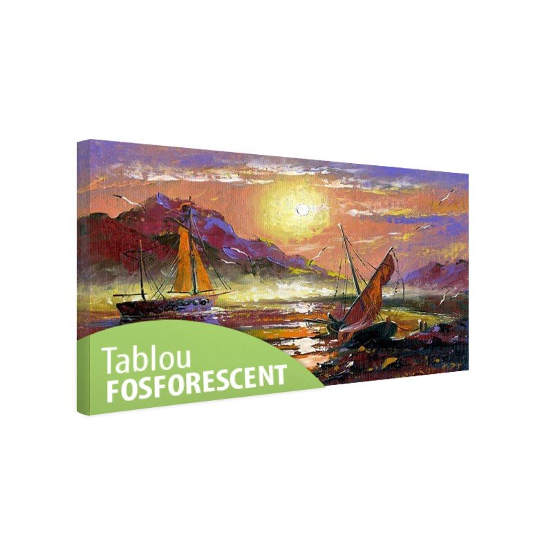 Tablou fosforescent In golf, 120x60 cm