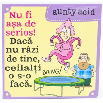 Magnet Aunty Acid - Nu fi asa de serios Magnet Aunty Acid - Nu fi asa de serios