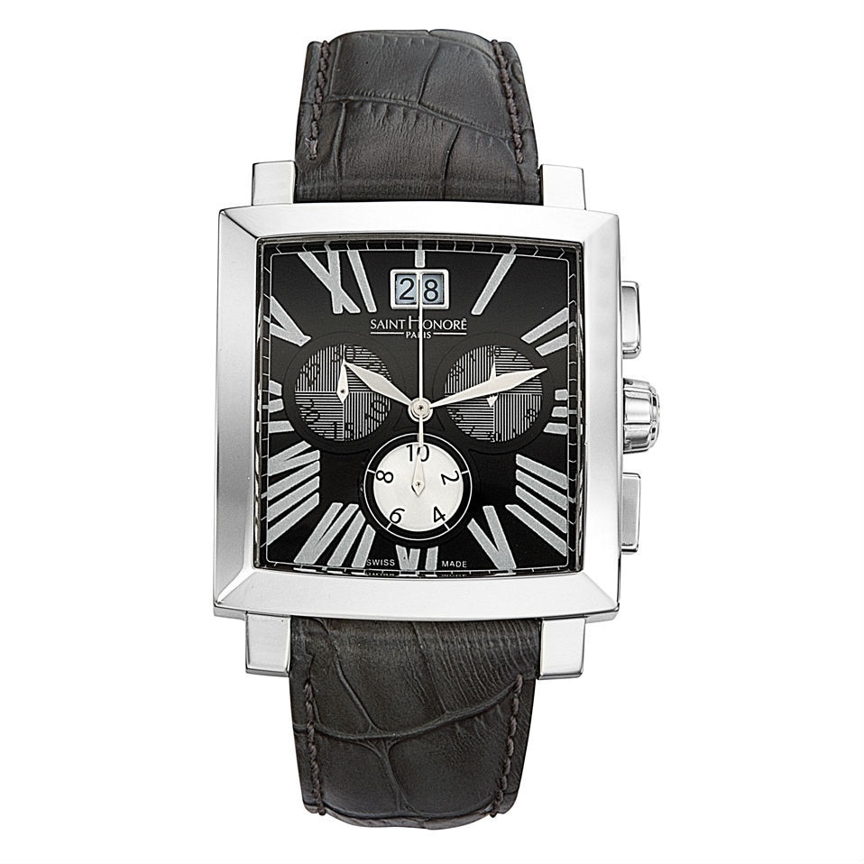 Ceas barbatesc SAINT HONORE, 898027 1NR2, Swiss Made, quartz, cronograf, 50 m