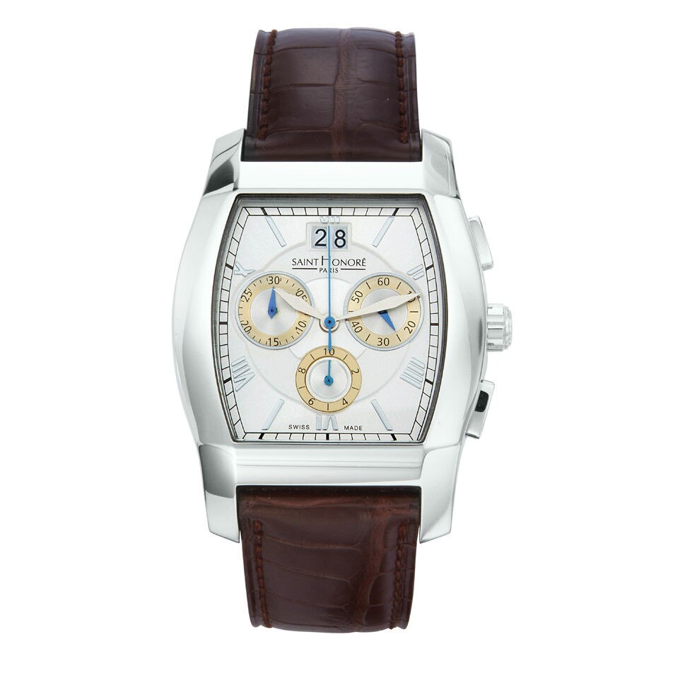 Ceas barbatesc SAINT HONORE, 898052 1ARAT, Swiss Made, quartz, cronograf, 50 m