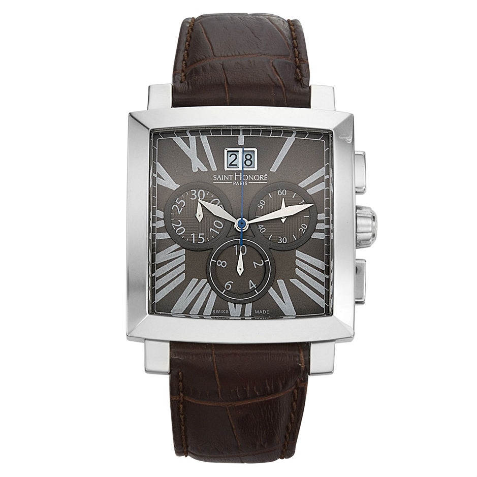 Ceas barbatesc SAINT HONORE, 898027 1GR2, Swiss Made, quartz, cronograf, 50 m