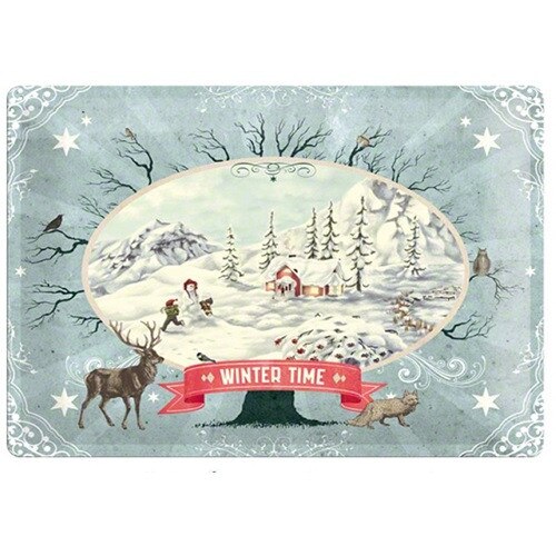 Placa decor metalica 30x40cm 