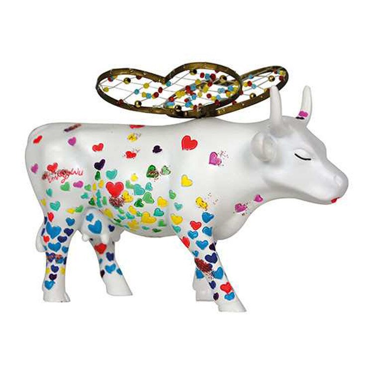 Figurina vacuta, CowParade, Wings of, Love, M