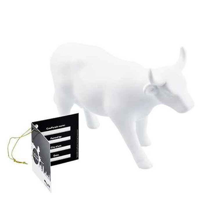 Figurina vacuta, CowParade, Paint Your Own Cow, M