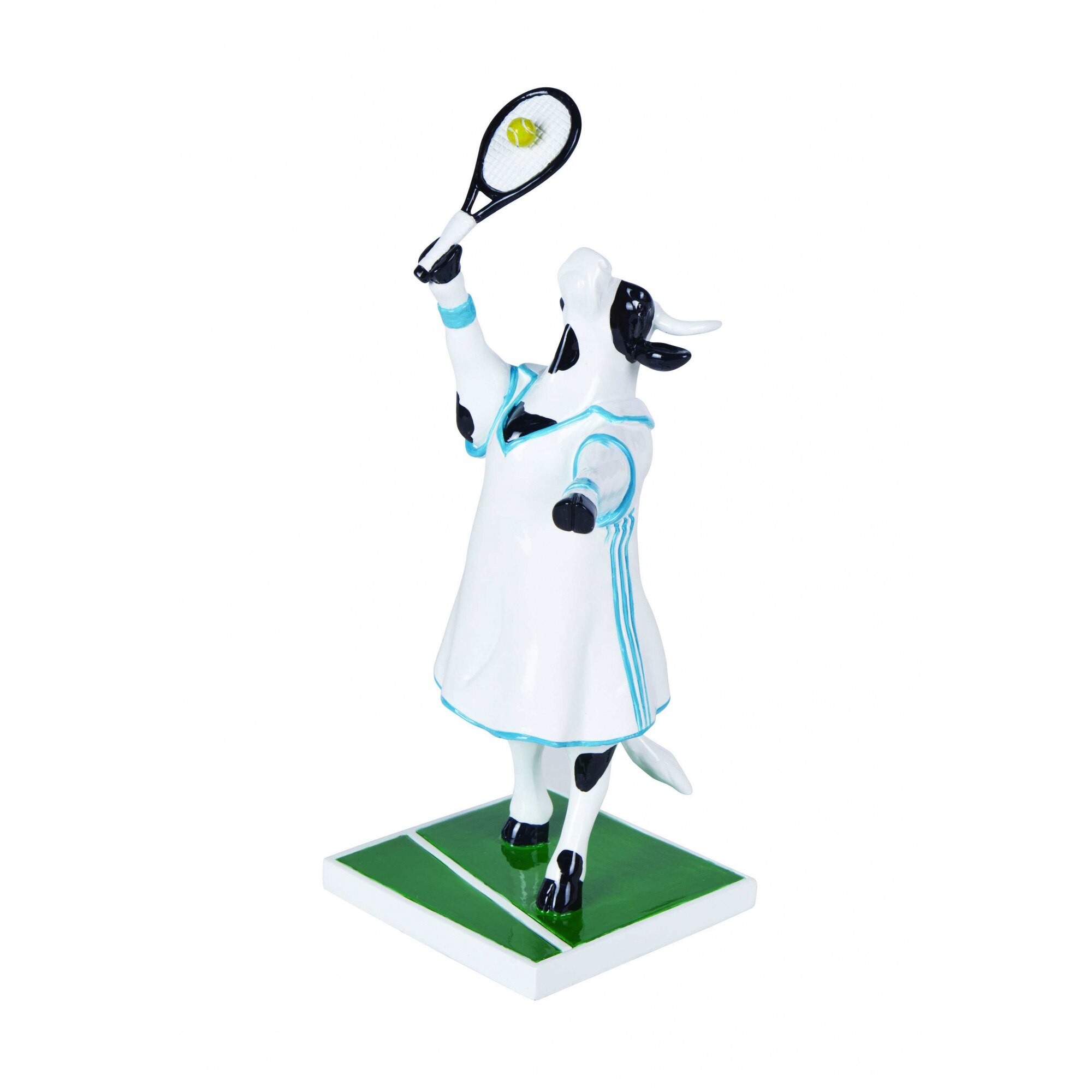 Figurina vacuta, CowParade, Tennis Cow, M