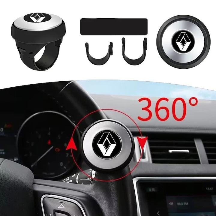 Buton rotativ pentru volan Renault, cu rulment metalic, pentru auto renault Clio Captur Megane Kadjar Duster