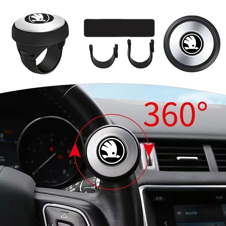 Buton rotativ pentru volan Škoda, cu rulment metalic, pentru auto skoda Octavia Fabia Superb Rapid Kodiaq Karoq