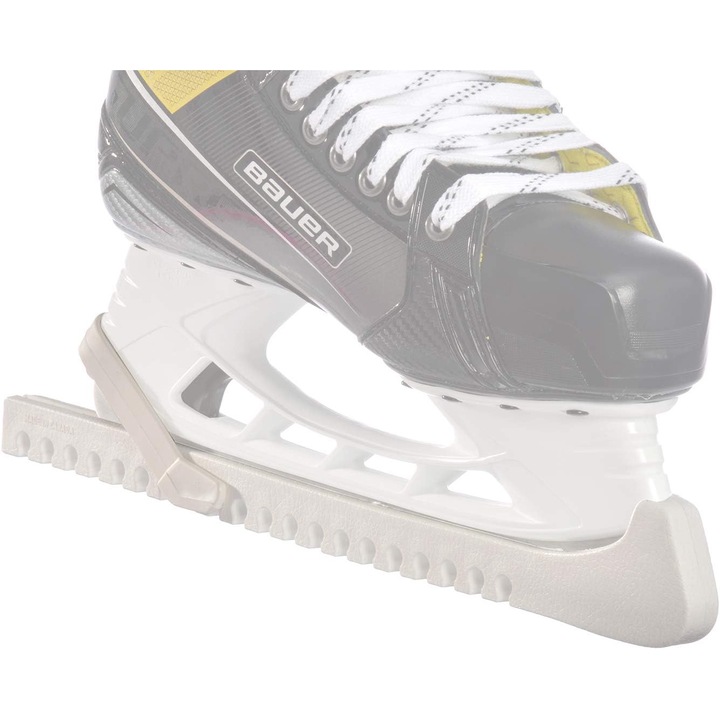 Protectie pentru marginile patinelor de gheata, Blue Sports, plastic NP214, alb, 1 pereche