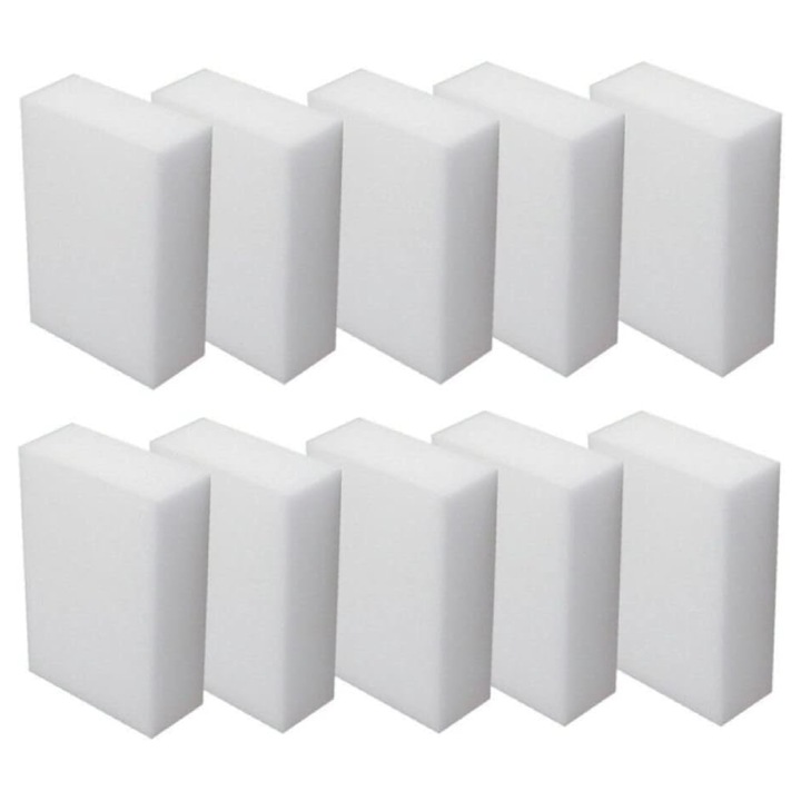 Set 10 Bureti Magici Super Trends, Melamina, Alb, 10x6x2cm