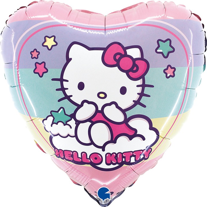Фолиев балон Hello Kitty Rainbow 46 см
