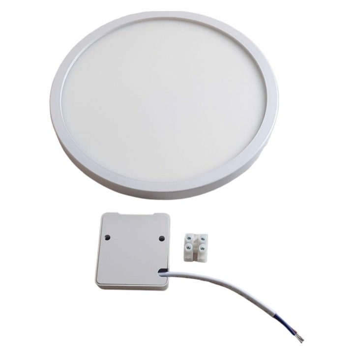 LED плафон, 18W, 2150lm, студено бяло, 23x23x4cm, комплект от 1 брой