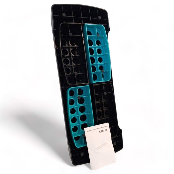 Степер за упражнения SONGMICS, регулируема височина 10x15x20 см, черен + син, за начинаещи