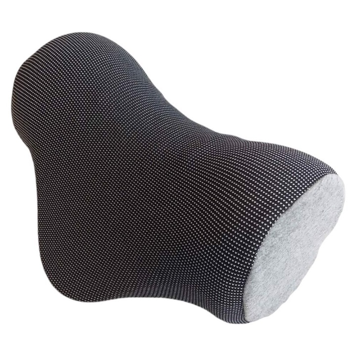 Dispozitiv de masaj pentru gat si umeri, ASDFGB, 24x15x12cm, gri-albastru, set cu husa